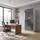 Vladon Logan Aktenschrank 82 x 185 x 37 cm grau