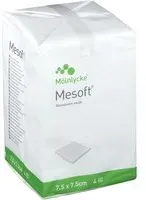 Mesoft S Compresse Non-Stérile Non-Tissé 4 Couches 7.5x7.5cm 157100 Compresses 100 pc(s)