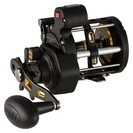 Penn Fathom II Level Wind Multirollen, 30| Right, Black Gold