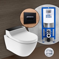 Geberit AquaClean Tuma Comfort Komplett-SET Dusch-WC mit neeos Vorwandelement,, 146290SJ1+16604BM#SET,