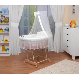 Waldin Baby Collection WALDIN Baby Bollerwagen,Stubenwagen,komplett mit Zubehör,XXL,Neu, Weiß