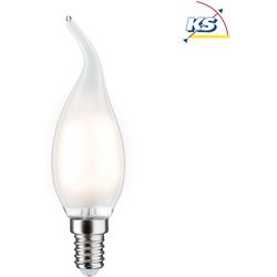 Paulmann LED Filament Kerze Windstoß, 230V, E14, 2.6W 2700K 250lm, nicht dimmbar, satin PAUL-28685
