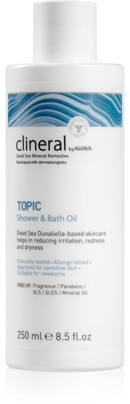 AHAVA Clineral TOPIC Dusch- und Badeöle für atopische Haut 250 ml