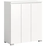 xonox.home Schuhschrank Schuhaufbewahrung Kommode Schrank in weiß Nb. ca. 95x109x40 cm