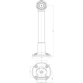 Assa Abloy effeff Magnet 830 1200N Bo/Wa 83012BW3UD--F90