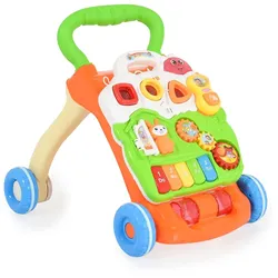 Moni Lauflernwagen Piano 999c abnehmbar Spielcenter Melodien, Lichter, Geräusche grün