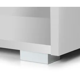 CASARIA Bücherregal 60 x 190 x 28 cm Weiß