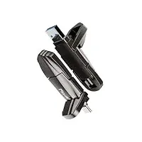 Fikwot FU388 256GB Portable SSD, USB 3.2 Gen2 bis zu 1050MB/s, Externe SSD mit USB A und Typ-C, Externe SSD-Festplatte für iPhone15/16/Android/PC/Mac