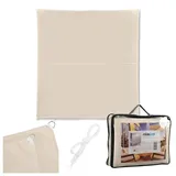 Relaxdays Sonnensegel, Polyester, Beige