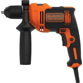 Black & Decker Black+Decker Schlagbohrmaschine BEH550K-QS (550 W, Schnellspannbohrfutter)