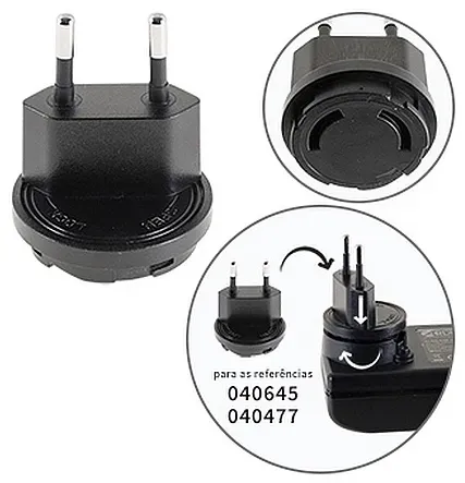 EU-Stecker für CASAMBI Steckernetzgerät - Steckeraufsatz für ARD-040477 / ARD- 040645, abnehmbar ARD-401474