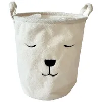 Hti-Living Wäschesammler 43 Liter Eisbär rund