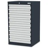 Simplaflex Schubladenschrank, BxHxT: 60 x 102 x 57,5 cm - grau
