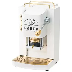 FABER-CASTELL Faber Italia PROWHITEBASOTT, Pod-Kaffeemaschine, 1,3 l, Kaffeepad,