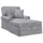vidaXL Chaise Lounge mit Rock Hellgrau 157 x 91 x 91 cm ARES