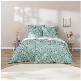 Estella Rumi Blumen Salbei 135 x 200 cm + 80 x 80 cm