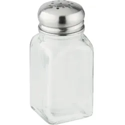 FACKELMANN Pfeffer-/Salzstreuer Glas/Edelstahlkappe