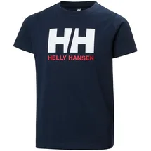 HELLY HANSEN Logo Kurzarm-t-shirt - Navy - 14 Jahre