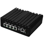 PcZinophyte Micro Firewall Appliance, N100 Firewall Router PC Upgraded Version Lüfterloser Mini PC 4X i226-V 2.5G Solid Computer Proxmox ESXi OPNsense