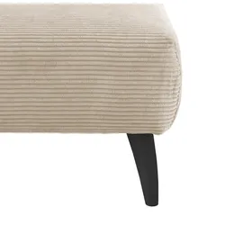 MID.YOU Hocker Colori Beige Cord 66 x 44 x 66 cm Beige