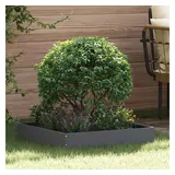vidaXL Raseneinfassung 60 x 60 x 13 cm Anthrazit