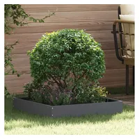 vidaXL Raseneinfassung 60 x 60 x 13 cm Anthrazit