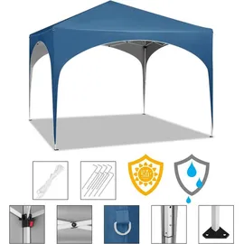 Woltu Faltpavillon 3 x 3 m Blau