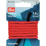 Prym 972403 Anorak- und Parkakordel 4 mm rot