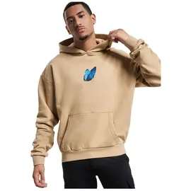 Mister Tee Le Papillon Heavy Oversize Kapuzenpullover Union Beige M
