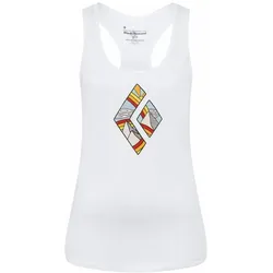 Black Diamond W Rainbow Diamond Tank white (1006) L