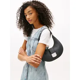Tommy Hilfiger TJW CRUSH SHOULDER BAG Schultertasche Kunstleder Black