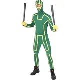 ORION COSTUMES Herren Ninja Kick Ass Superheld Grünes Kostüme - XL