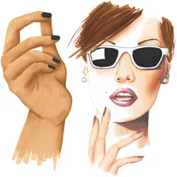 Marker Copic Ciao Set Hautfarben 12 Stück
