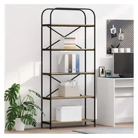 vidaXL Bücherregal 80 x 30 x 183 cm Eiche
