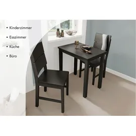 woodroom Kota 70 x 75 x 50 cm schwarz