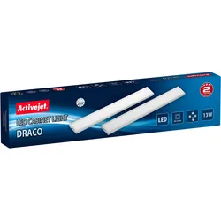 Activejet Satz LED-Unterbauleuchten AJE-DRACO, Weiß, Funktional, Rechteckig, IP2