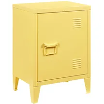 [en.casa] Nachtschrank Inari 57 x 40 x 30 cm Gelb