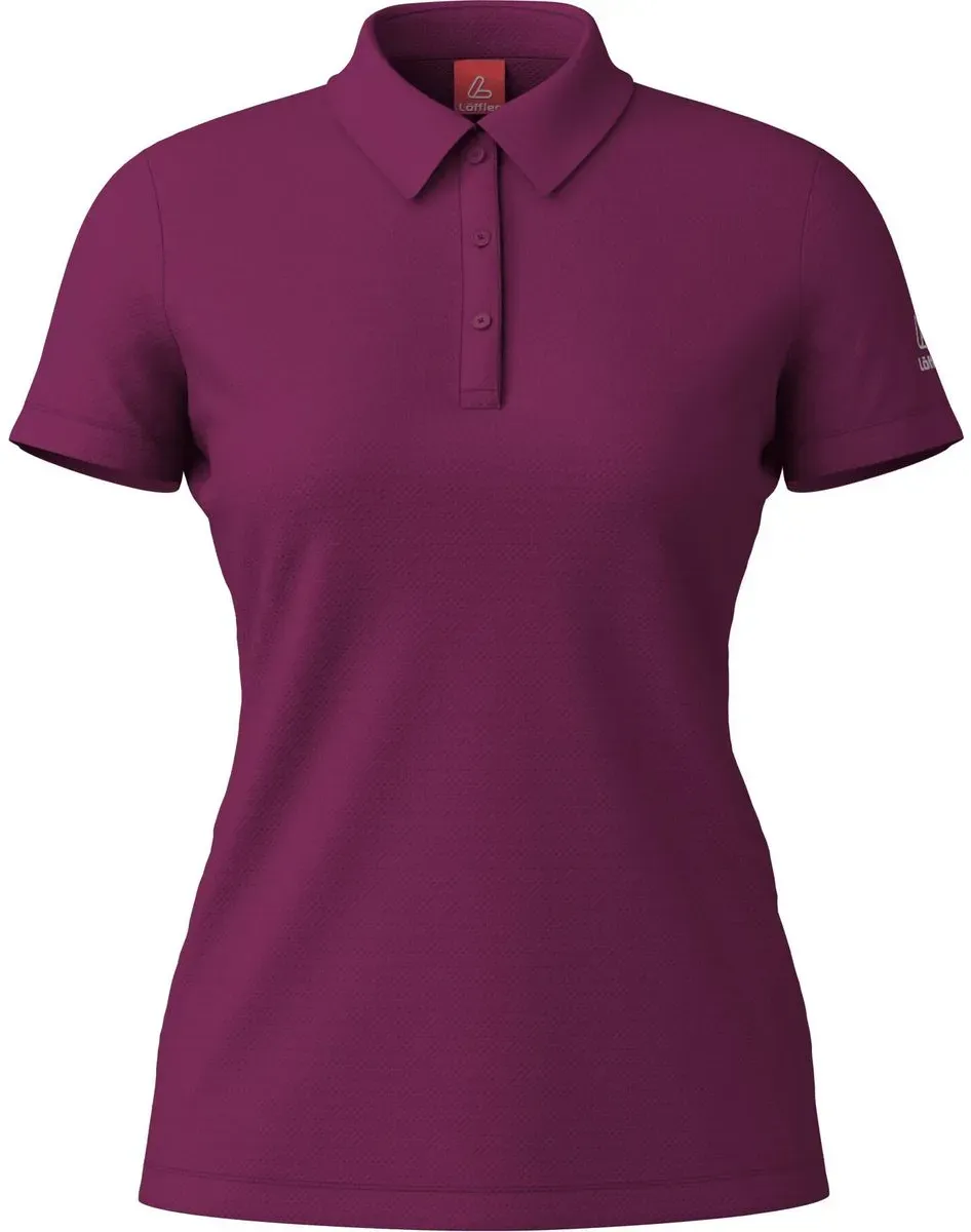 Löffler Women Poloshirt Tencel(tm) bordeaux (519) 38