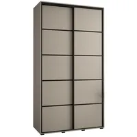 Abiks möbel MÖBEL Kryspol Schwebetürenschrank, Kaschmir, Metall, Nachbildung, 6