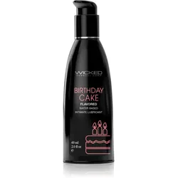 Wicked Aqua Flavored Gleitgel mit Geschmack Birthday Cake 60 ml