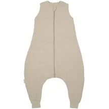 Meyco Baby Ganzjahres-Sleepoverall Musselin pre-washed 2.0 Tog beige, 92