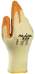 Mapa Professional Intensive Nutzung Titan 328 Arbeitshandschuhe Latex Gelb Large (L) 1 Paar