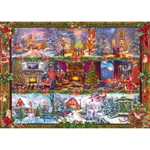 Schmidt Spiele 59784 Fröhliche Weihnachtszeit, Puzzle Standard 1.000 Teile