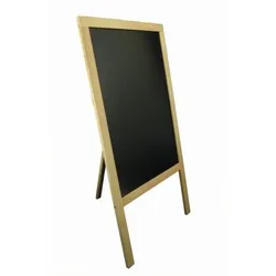 Holz-Fichtner Aufsteller einseitig, Laubholz hell 133x69cm