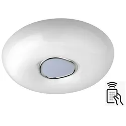 Rabalux 3328 LED-Deckenleuchte Tayla 1x60w | 4200lm | 3000-6500K - CCT, dimmbar, Fernbedienung, Timer, glitzernde Wirkung, weiß