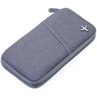 Troika SAFE FLIGHT Dokumententasche grau Polyester