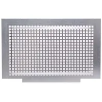 ACO Severin Ahlmann GmbH & Co. KG Kellerfenster Schutzgitter verzinkt für ACO Kippfenster 60x50cm, 10x10mm Quadratlochung, einfache Montage, Laub- und Mäuseschutz silberfarben