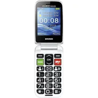 BRONDI AMICO FAVOLOSO Dual SIM 2,8" Klapphandy Weiß Mit Fernbedienung Neu