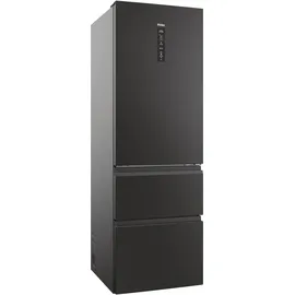 Haier HTW5618ENPT 3D 60 Serie 5 Kühl-Gefrierkombination (360 l, 1850 mm hoch, Schwarz)
