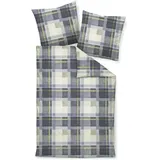 JANINE Davos Feinbiber Blau 200 x 200 cm + 2 x 80 x 80 cm